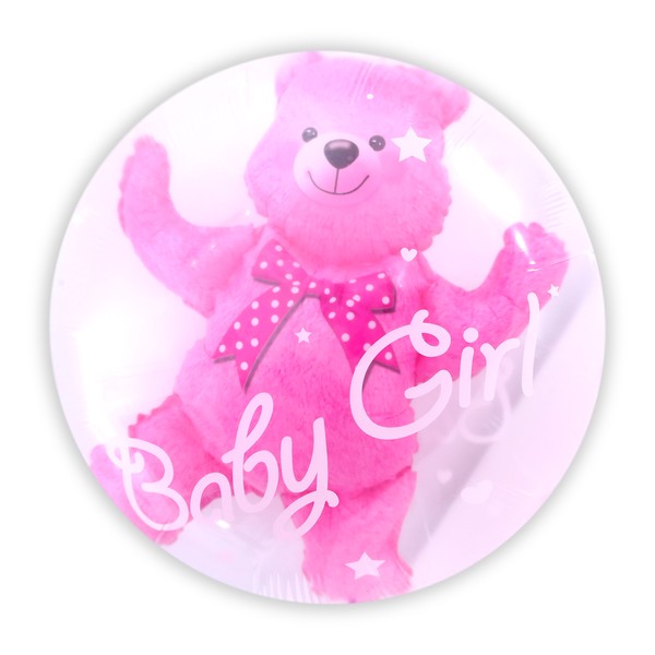 Balon różowy miś baby girl 1
