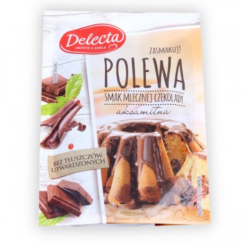 Delecta Polewa o smaku mlecznej czekolady 1