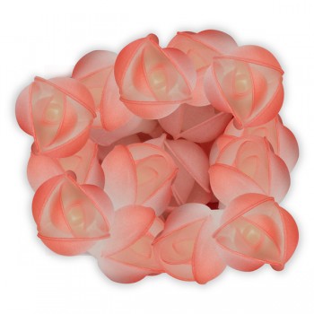 Dekoracja waflowa róża klasyczna mała cieniowana 18