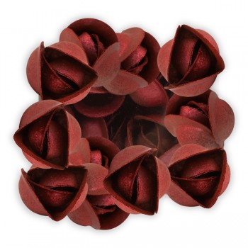 Dekoracja waflowa róża klasyczna mała cieniowana 45 szt. 7